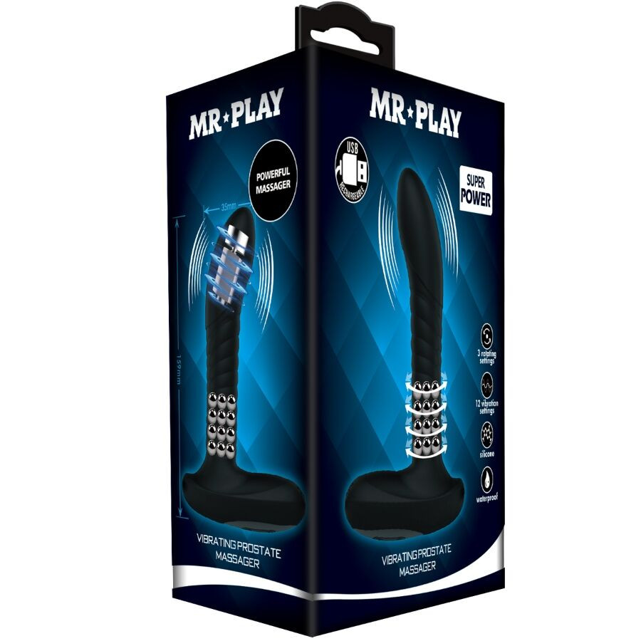 Mr Play prosztatamasszírozó forgó és vibráló funkcióval - Image 7