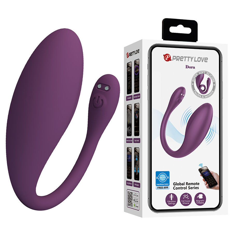 Pretty Love Dora láthatatlan vibrátor alkalmazással