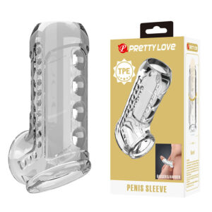 Pretty Love átlátszó mintás péniszvédő