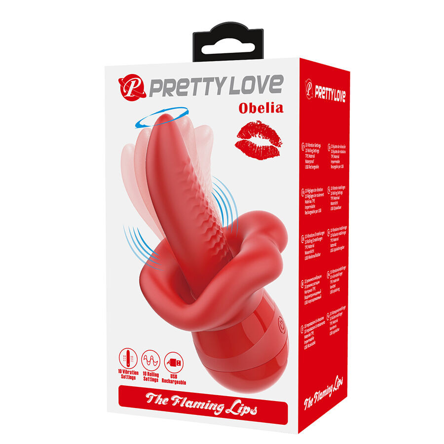 Pretty Love Obelia maszturbátor nyelv vibrátorral orbitális mozgású - Image 10
