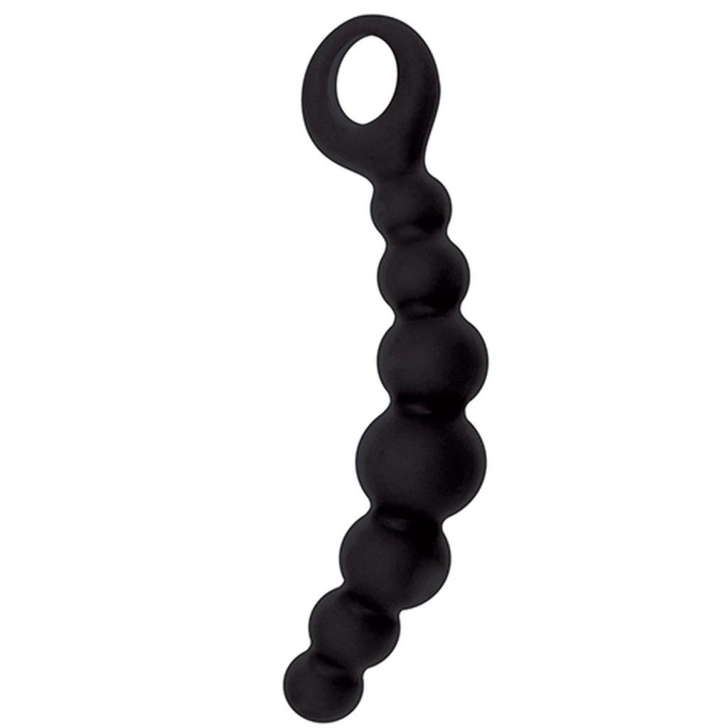 Caterpill Szilikon anális plug fekete - Image 2