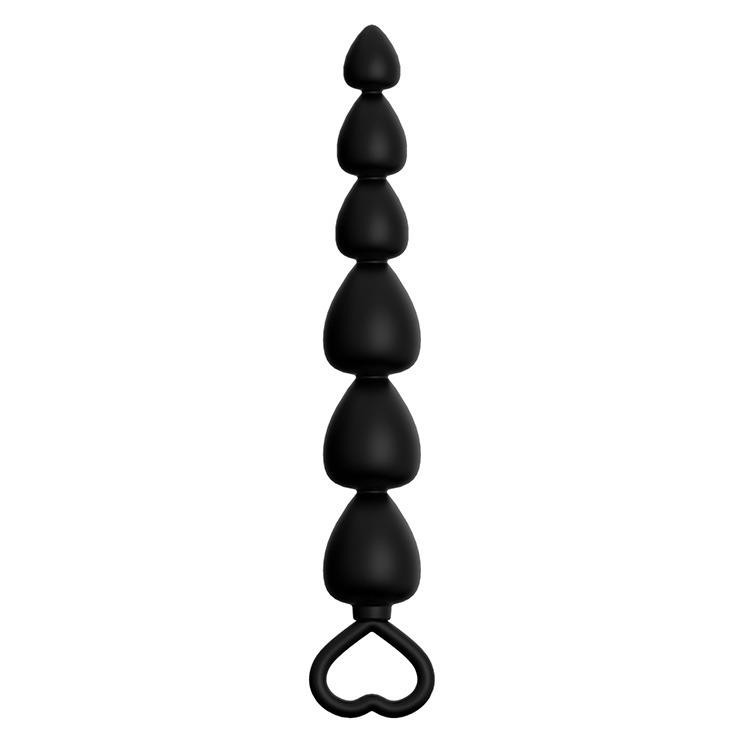 Plug-Power Escorts Anal Beads anál gyöngysor szilikon fekete - Image 2
