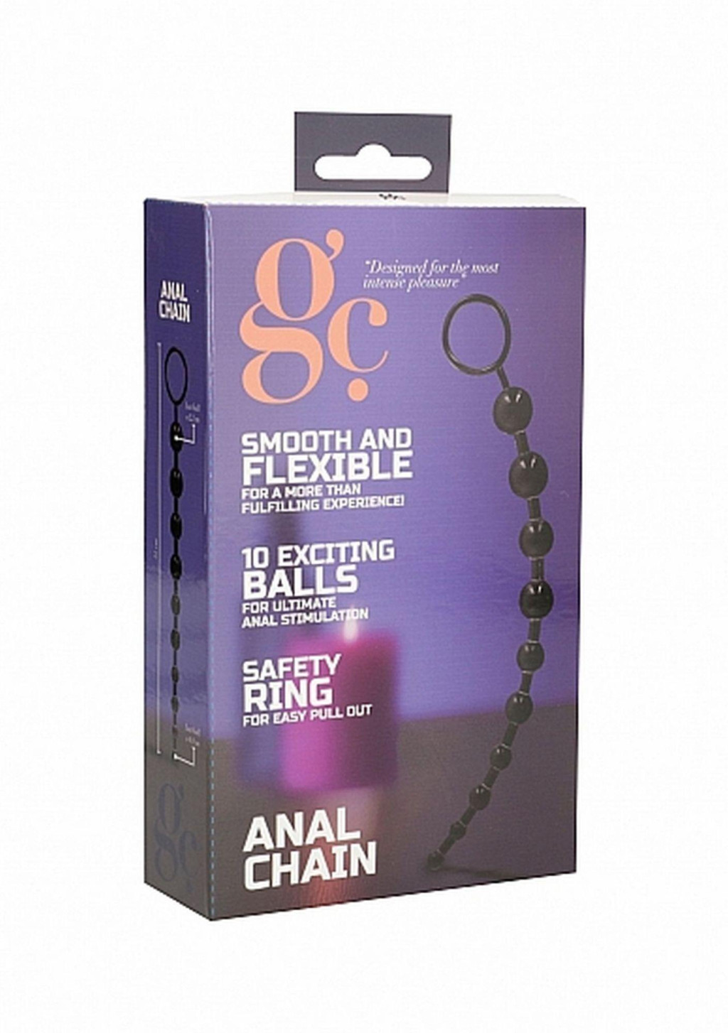 Anal Chain fekete anális lánc - Image 2