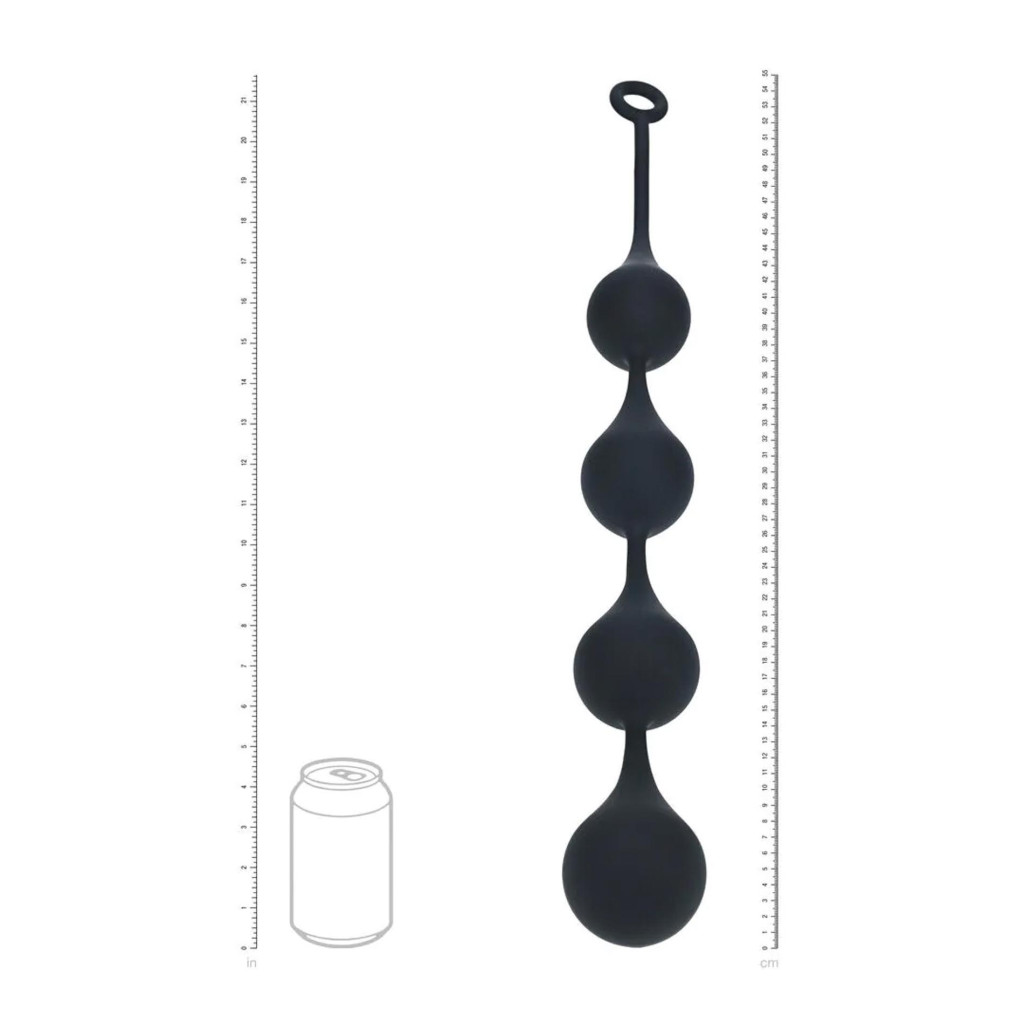 Szilikon análgolyók 60mm fekete XXL - Image 5