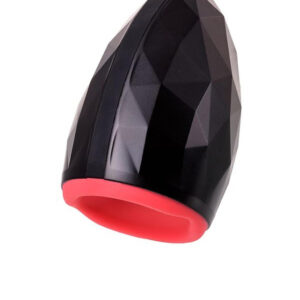 Erotist Magma maszturbátor melegítéssel szilikon fekete 12 cm