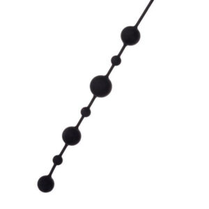Toyfa A-toys Coron análgyöngy szilikon fekete 35,9 cm