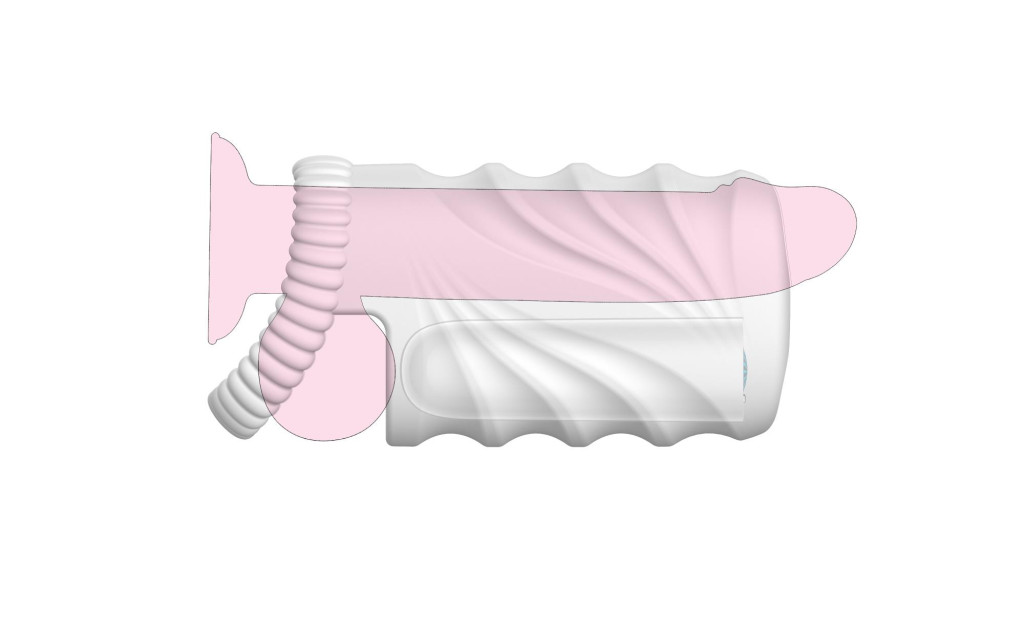 Vibráló 2 az 1-ben maszturbátor és péniszmandzsetta - Image 3