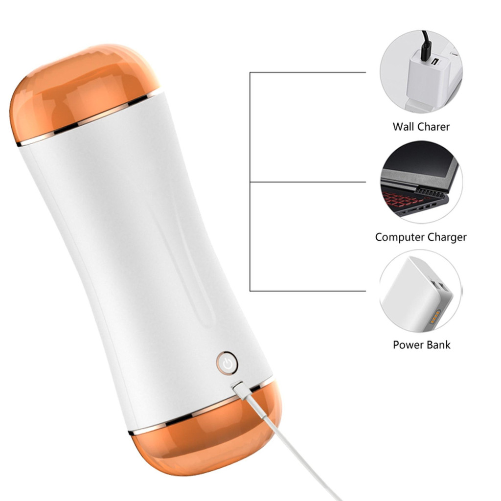 B Series Vibráló maszturbátor USB töltéssel dupla véggel - Image 6