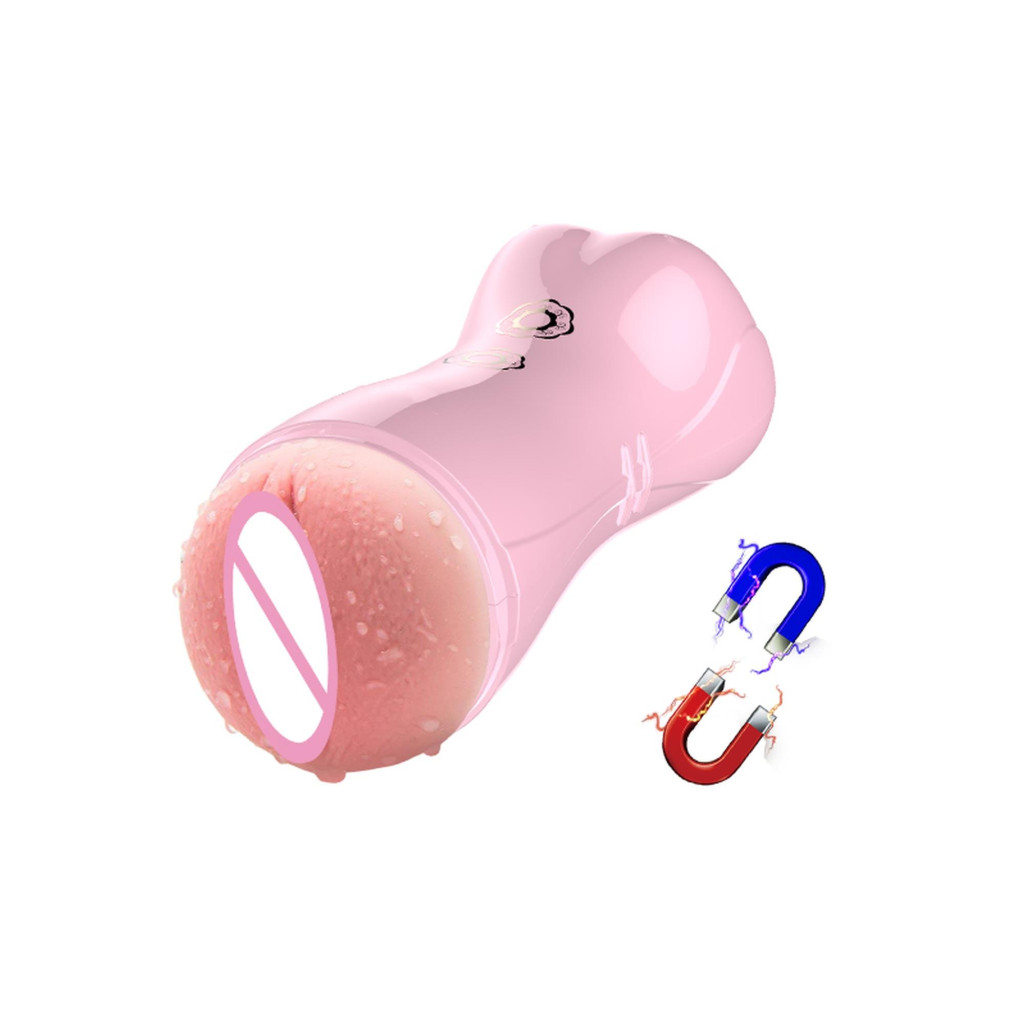 Vibráló és világító maszturbációs pohár USB rózsaszín 7+7 funkcióval beszélő módban - Image 8