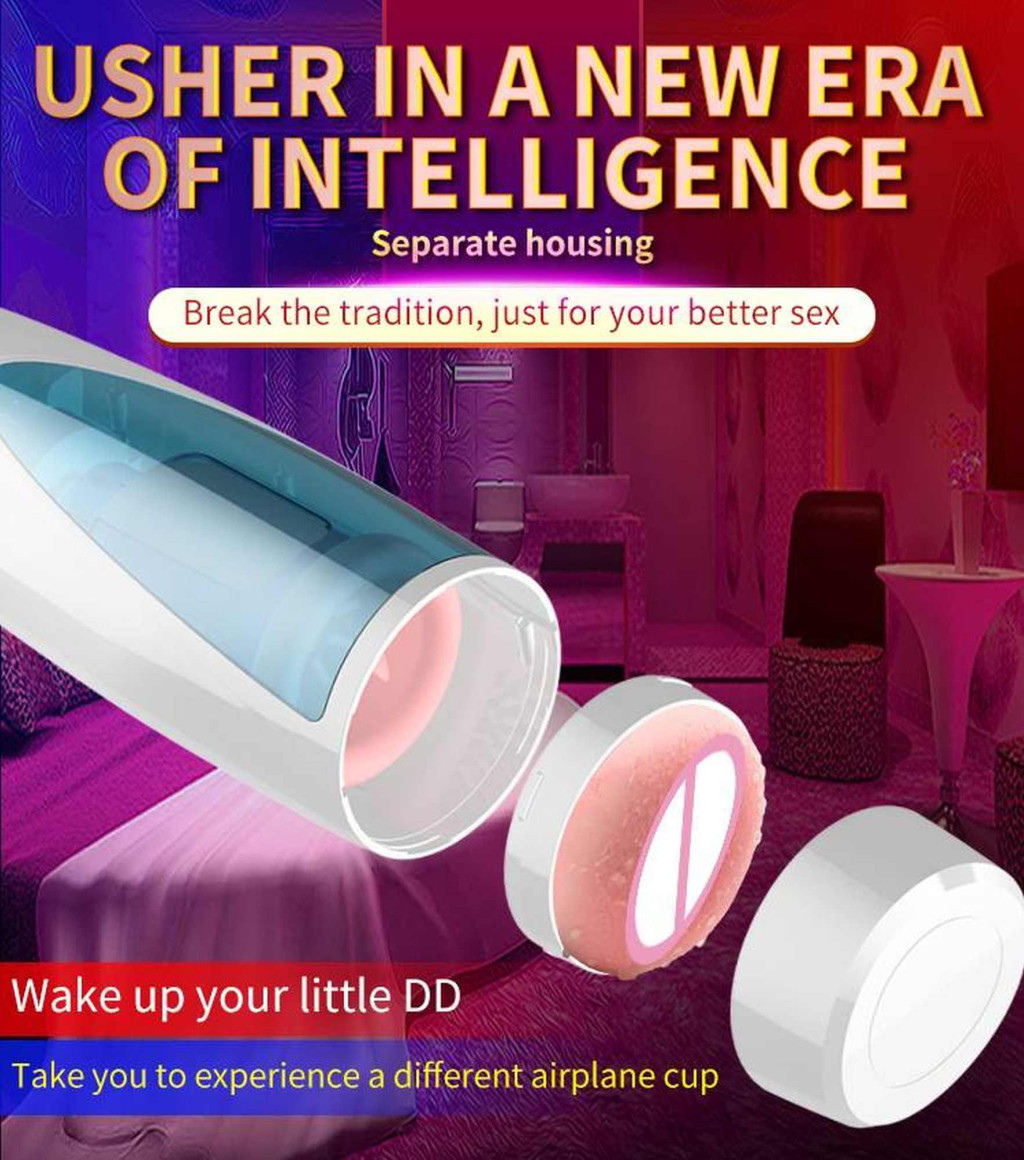 USB újratölthető forgó-vibráló maszturbátor 10+10 funkcióval beszélő móddal - Image 9