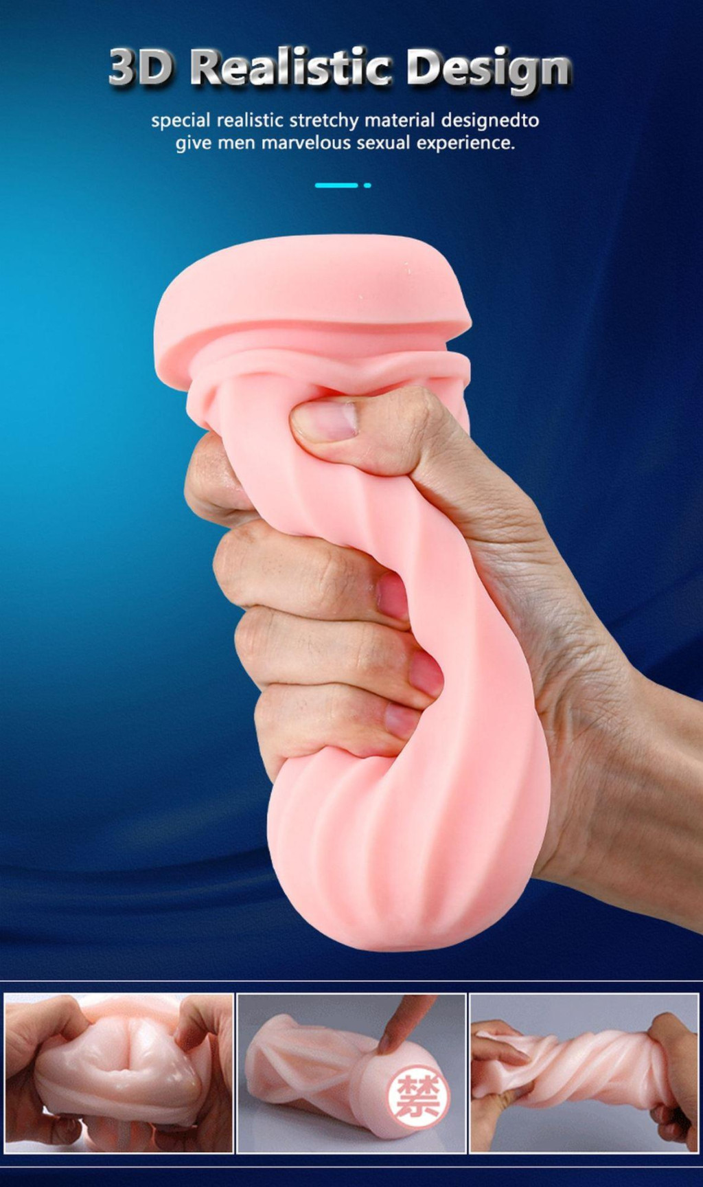 Masturbator kézi rezgő maszturbátor 7 szívó móddal - Image 8