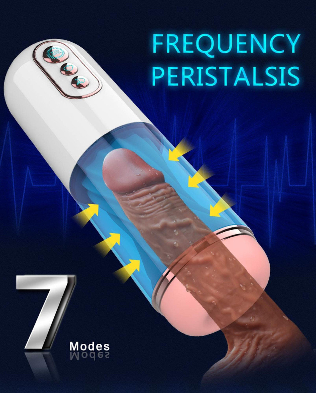 Masturbator kézi rezgő maszturbátor 7 szívó móddal - Image 9