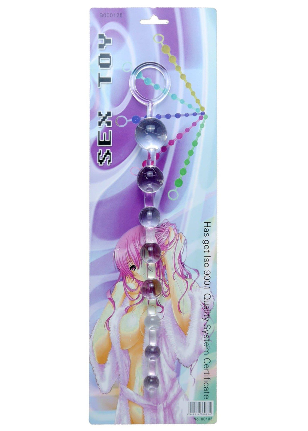 Jelly Anal 10 gömbös dugó átlátszó - Image 3