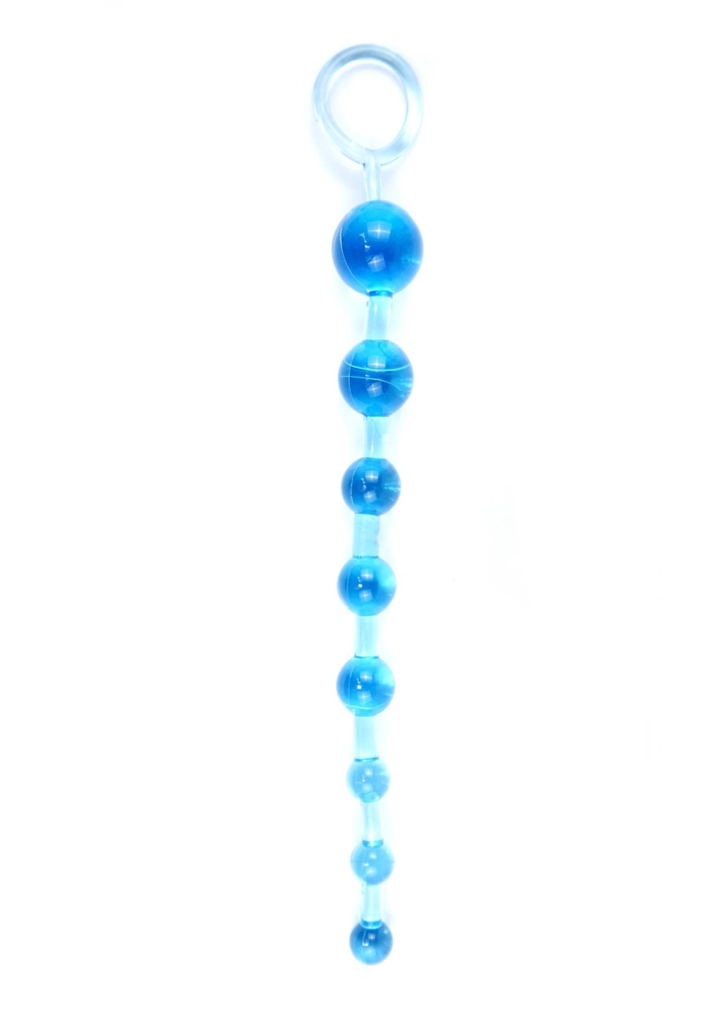 Jelly Anal 10 gyöngyös dugó kék
