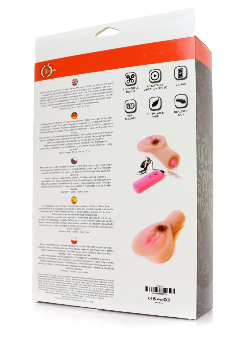 Masturbator vagina vibrátorral - Image 7