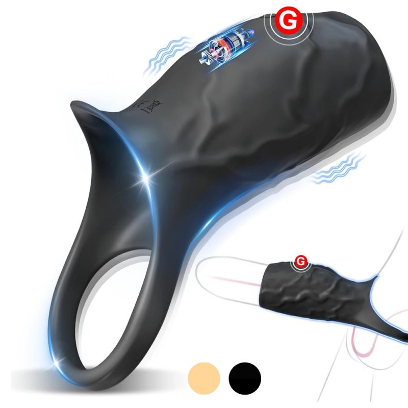 Extivibe – vibráló maszturbáló hüvely, fekete, prémium élmény - Image 2