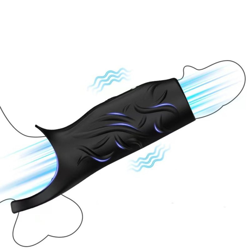 Extivibe – vibráló maszturbáló hüvely, fekete, prémium élmény - Image 4