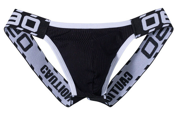 Prémium fekete jockstrap - érzéki alsónemű férfiaknak - Image 2
