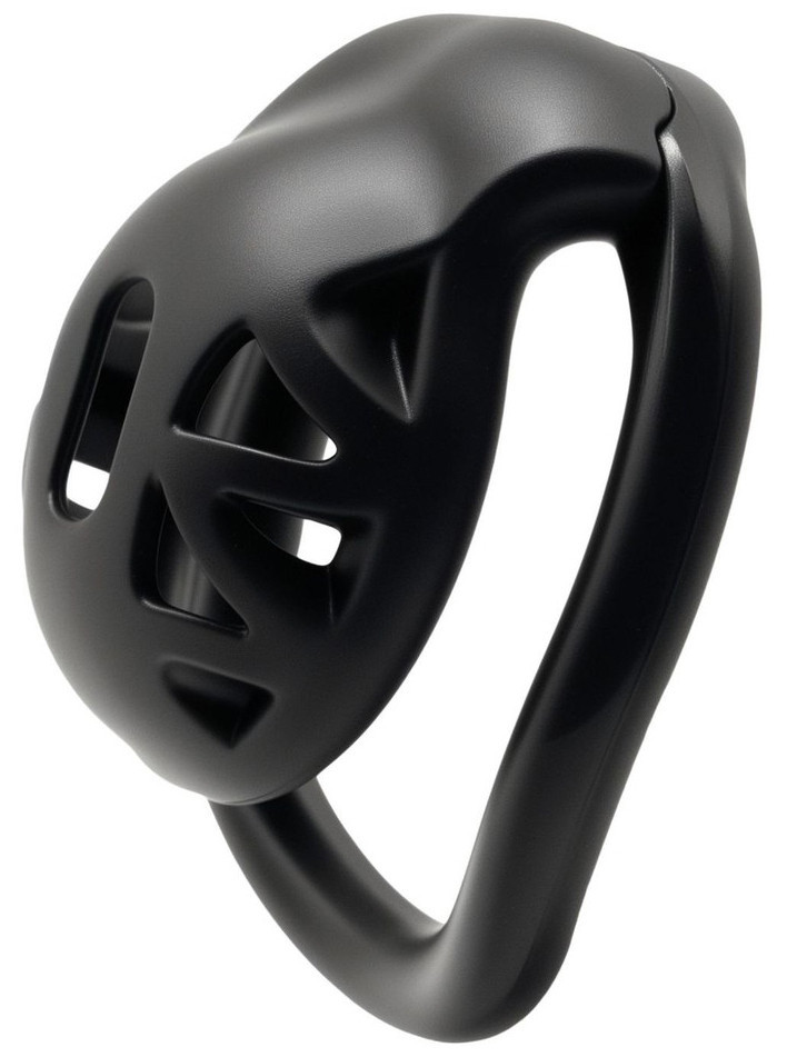 ZeroDick Péniszketrec ABS műanyag perforált integrált zárral fekete 3,5x3,3 cm - Image 2